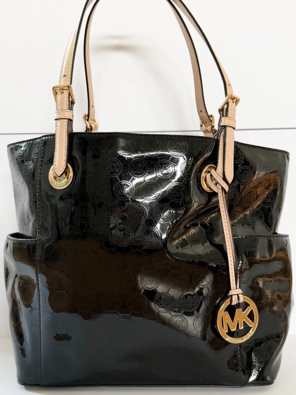 Michael Kors Jet Set Patent Leather Tote